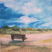 Katwijk aan Zee 15 x 15 cm Oil