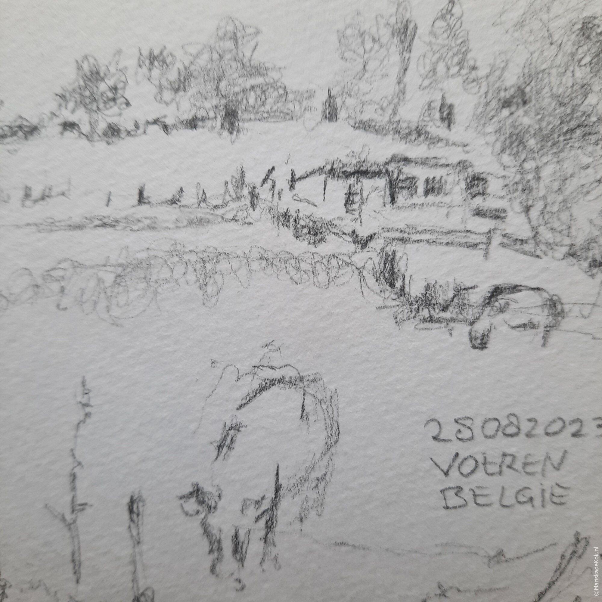Urbansketching in de polder. Kan dat?