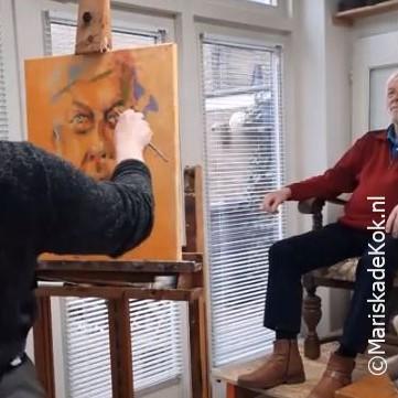 Koffie met een portret