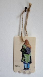 ©2018 Mariska de Kok, "My World" – Mixed Media 5 x 8 x 0.3 cm