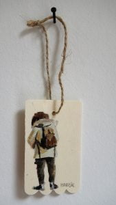 ©2018 Mariska de Kok, Inner-circle – Mixed Media 5 x 8 x 0.3 cm