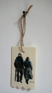 ©2018 Mariska de Kok, Evenwicht – Mixed Media 5 x 8 x 0.3 cm