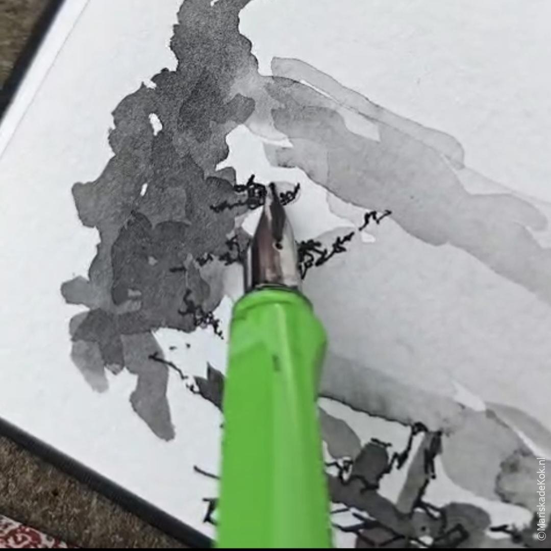 Sommige plekken vragen om een tekening