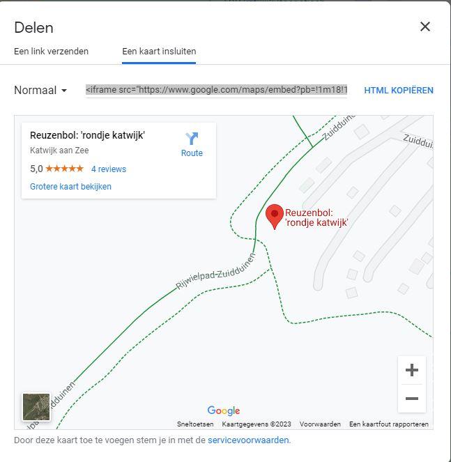 Reuzenbol ‘Rondje Katwijk’ Cultureel Monument