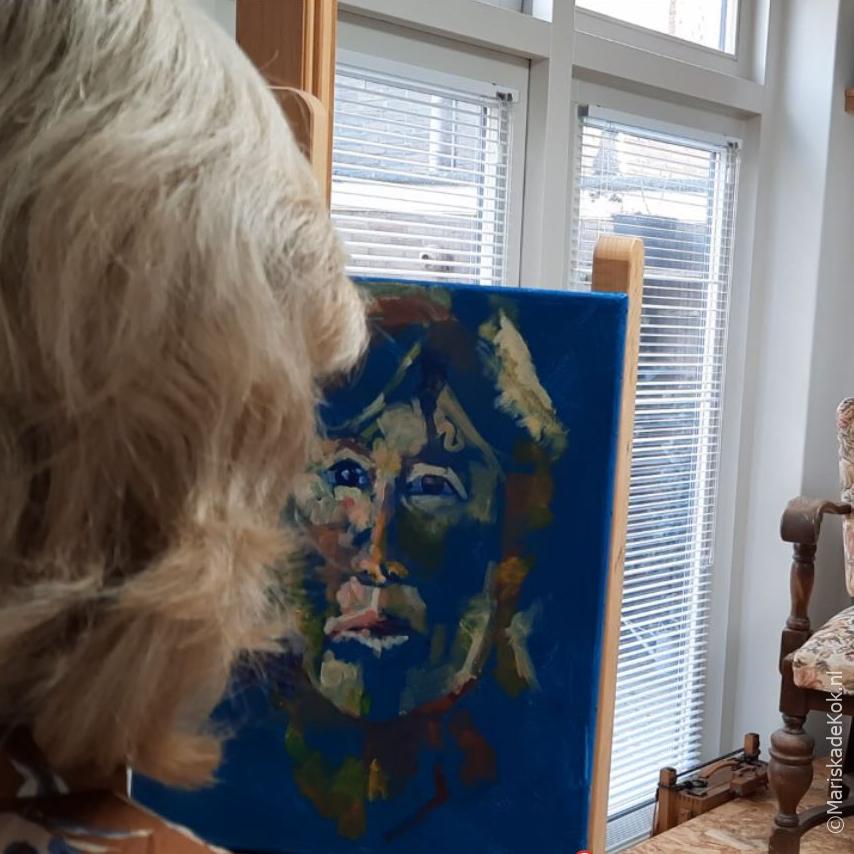 Op de achtergrond Joe Cocker