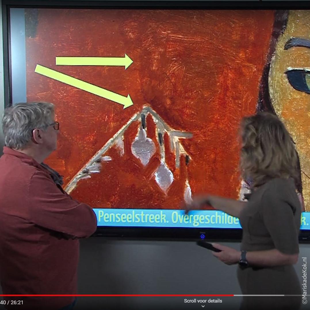 Compositie, penseelstreek, weer zoveel te ontdekken! RTV Katwijk Kunst Kijken aflevering 4