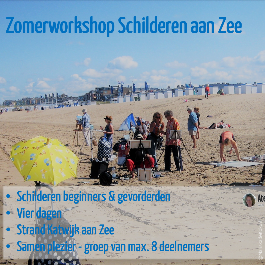 Masterclass Schilderen aan Zee 2025 Speciale aandacht voor BEWEGING