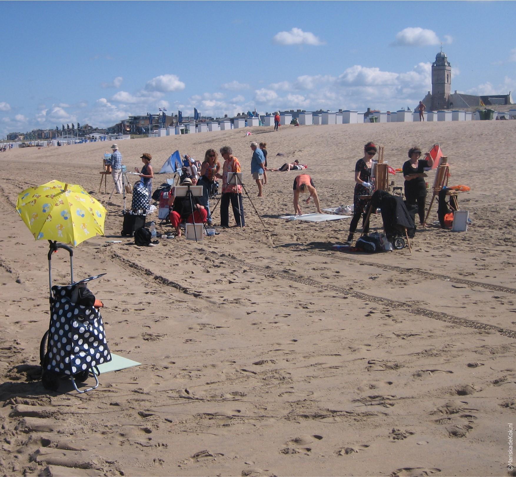 Schilderen aan Zee - Masterclass - Vierdaagse van Katwijk 2026 - dinsdag 14 t/m vrijdag 17 juli 2026