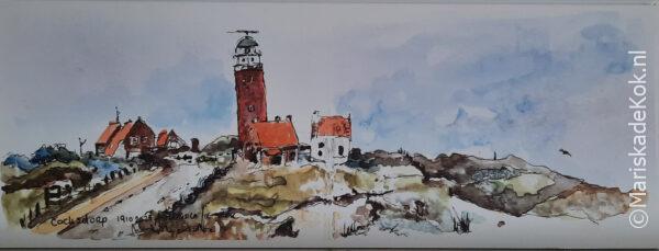 Vuurtoren De Cocksdorp Texel - prints op dibond