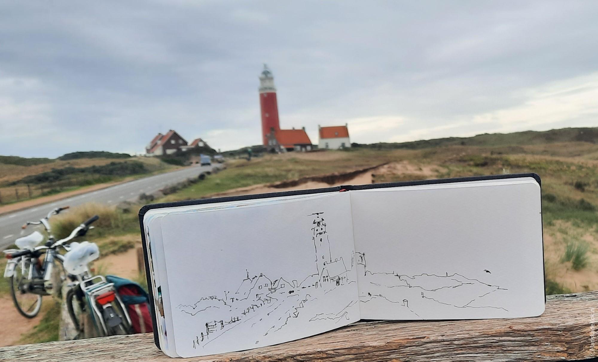 De vuurtoren van Texel – prints op dibond – nu te koop bij Paal 17