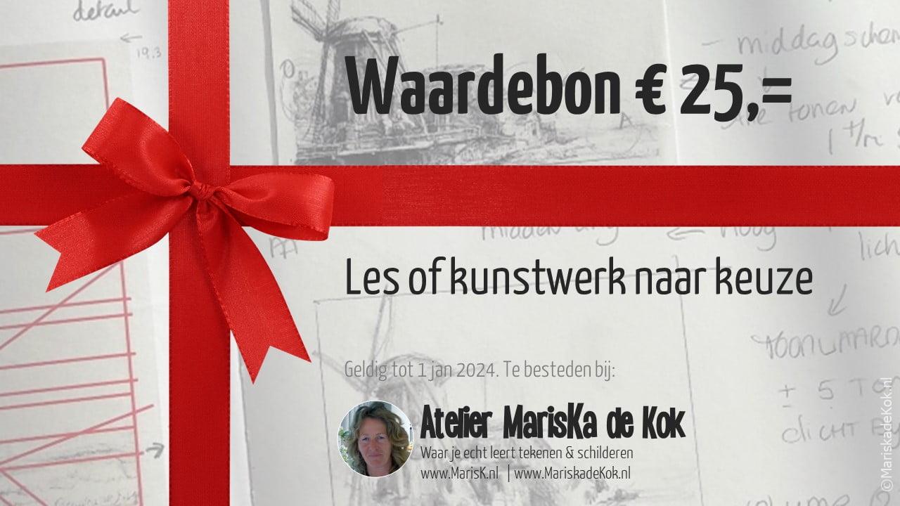 Waardebon €25